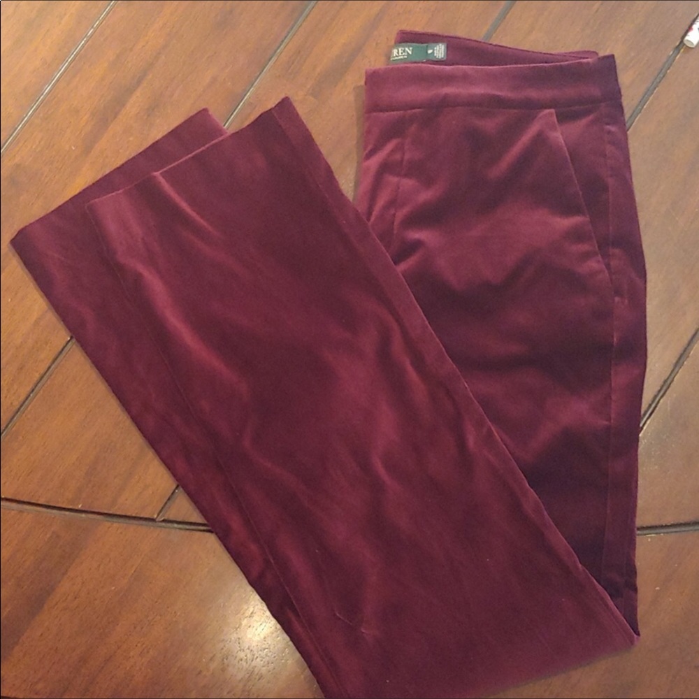NWOT RALPH LAUREN VELVET dress pants.